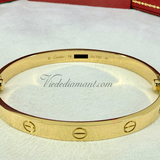 Cartier Love Bracelet Yellow Gold Size 18