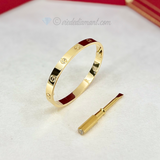 Cartier Love Bracelet Yellow Gold Size 17