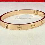 Cartier Love Bracelet Rose Gold Size 17