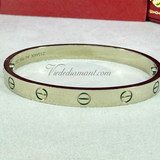 Cartier Love Bracelet White Gold Size 16
