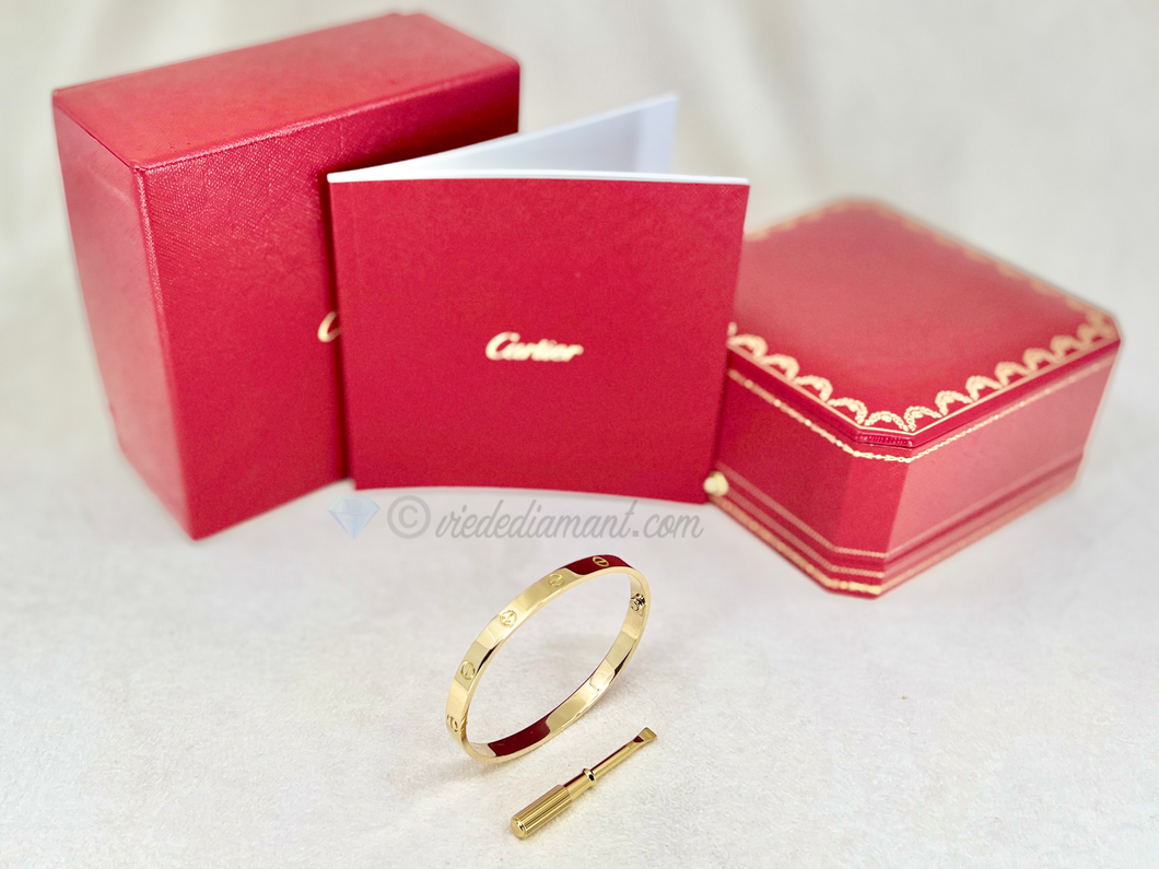 Cartier Love Bracelet Yellow Gold Size 19