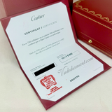 Cartier Love Bracelet White Gold Size 17 SM