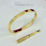 Cartier Love Bracelet Yellow Gold Size 17
