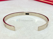 Cartier Love Cuff White Gold Size 19