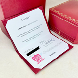 Cartier Love Bracelet White Gold Size 19