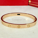 Cartier Love Bracelet Rose Gold Size 17