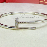 Cartier Juste Un Clou Bracelet White Gold Size 20 32 Diamond