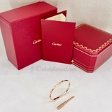Cartier Love Bracelet SM Rose Gold Size 16