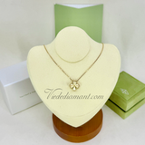 Van Cleef Arpels Vintage Alhambra Necklace Guilloché Yellow Gold