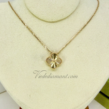 Van Cleef Arpels Vintage Alhambra Necklace Guilloché Yellow Gold