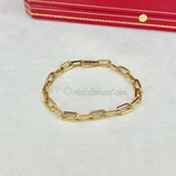 Cartier Santos De Bracelet Yellow Gold Medium