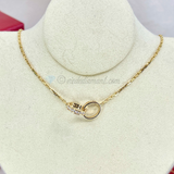 Cartier Love Necklace Yellow Gold Diamond 42 CM