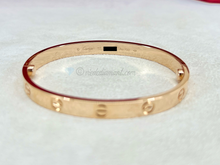 Cartier Love Bracelet Rose Gold Size 17