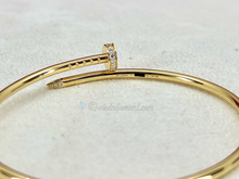 Cartier Juste Un Clou Bracelet SM Yellow Gold Size 17 20 Diamond