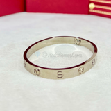 Cartier Love Bracelet White Gold Size 16