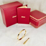 Cartier Love Bracelet Yellow Gold Size 19 10 Diamond