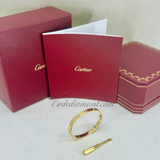 Cartier Love Bracelet Yellow Gold Size 16 4 Diamond
