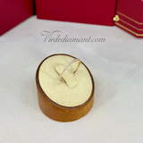 Cartier Entincelle De Ring Rose Gold Size 59 Pave Diamond