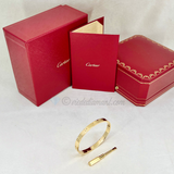 Cartier Love Bracelet Yellow Gold Size 18