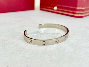 Cartier Love Cuff White Gold Size 19