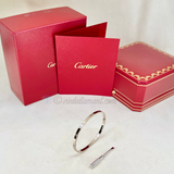 Cartier Love Bracelet White Gold Size 20 SM