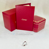 Cartier Love Ring SM Wedding Band White Gold Size 50
