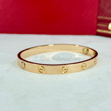 Cartier Love Bracelet Rose Gold Size 17