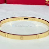Cartier Love Bracelet Medium Yellow Gold Size 19