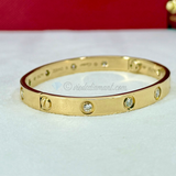 Cartier Love Bracelet Yellow Gold Size 16 10 Diamond