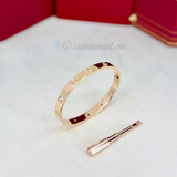 Cartier Love Bracelet Rose Gold Size 17 10 Diamond