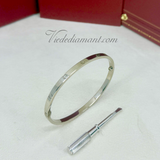 Cartier Love Bracelet White Gold Size 17 SM