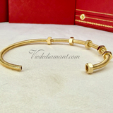 Cartier Ecrou Bracelet Rose Gold Size 19