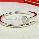 Cartier Juste Un Clou Bracelet White Gold Size 15 32 Diamond