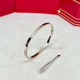 Cartier Love Bracelet White Gold Size 20 SM