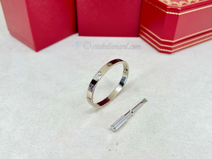 Cartier Love Bracelet White Gold Size 15