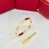 Cartier Love Bracelet Yellow Gold Size 17