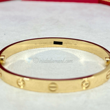 Cartier Love Bracelet Yellow Gold Size 17