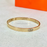 Hermes H D’ancre  Bracelet Rose Gold Diamond SH