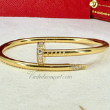 Cartier Juste Un Clou Bracelet Yellow Gold Size 16 32 Diamond