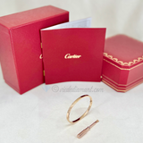 Cartier Love Bracelet SM Rose Gold Size 16
