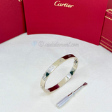 Cartier Love Bracelet White Gold Size 16