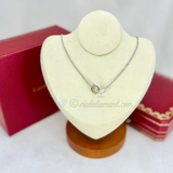 Cartier Love Baby Necklace White Gold 42 CM