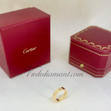 Cartier Love Ring Yellow Gold Size 60 3 Diamond