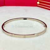 Cartier Love Bracelet White Gold Size 20 SM
