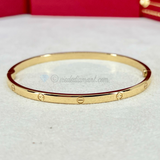 Cartier Love Bracelet Yellow Gold Size 18 SM
