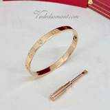 Cartier Love Bracelet Rose Gold Size 18