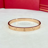 Cartier Love Bracelet Rose Gold Size 17