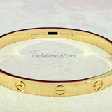 Cartier Love Bracelet Yellow Gold Size 17