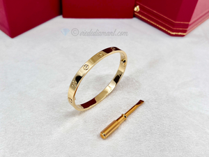 Cartier Love Bracelet Yellow Gold Size 17