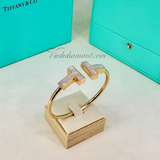 Tiffany & Co T Wire Wide Rose Gold MOP Medium